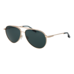 Trussardi Pilotenbrille Sonnenbrille TSM3015 6204B in Gold – 45° Seitenansicht