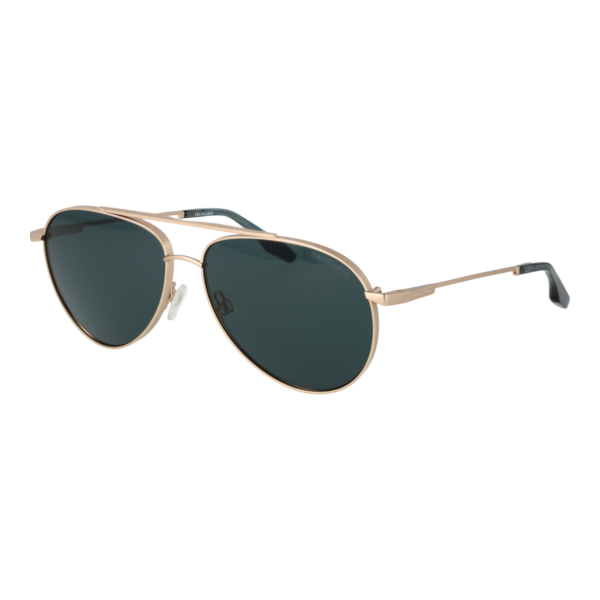 Trussardi Pilotenbrille Sonnenbrille TSM3015 6204B in Gold – 45° Seitenansicht
