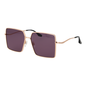 Trussardi Quadrat Sonnenbrille TSW3010 5904A in Gold – 45° Seitenansicht