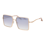 Trussardi Quadrat Sonnenbrille TSW3010 5904B in Gold – 45° Seitenansicht