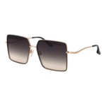 Trussardi Quadrat Sonnenbrille TSW3010 5909A in Schwarz – 45° Seitenansicht