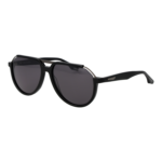Trussardi Pilotenbrille Sonnenbrille TSM9036 59A01 in Schwarz – 45° Seitenansicht