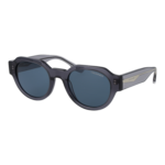 Trussardi Panto Sonnenbrille TSU9031 51T02 in Grau – 45° Seitenansicht