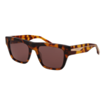 Trussardi Quadrat Sonnenbrille TSU9032 53G22 in Havanna – 45° Seitenansicht