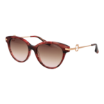 Trussardi Schmetterling Sonnenbrille TSW9025 55E03 in Rot – 45° Seitenansicht