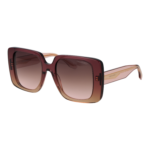 Trussardi Quadrat Sonnenbrille TSW9029 53C01 in Rosa – 45° Seitenansicht