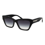 Trussardi Katzenaugen Sonnenbrille TSW9030 57A01 in Schwarz – 45° Seitenansicht