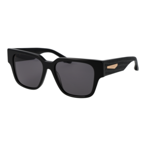 Trussardi Quadrat Sonnenbrille TSW9033 54A01 in Schwarz – 45° Seitenansicht