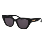 Trussardi Katzenaugen Sonnenbrille TSW9034 54A01 in Schwarz – 45° Seitenansicht