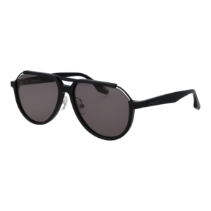 Trussardi Pilotenbrille Sonnenbrille TSM9042 59A01 in Schwarz – 45° Seitenansicht