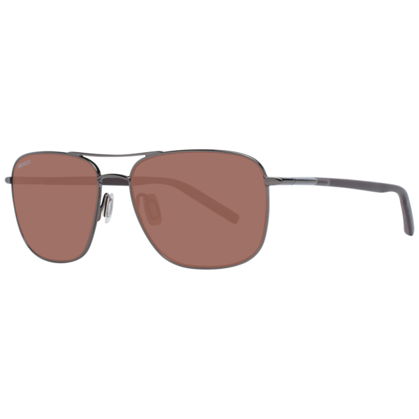 Serengeti Pilotenbrille Sonnenbrille 8799-AU 58 in Gunmetal – 45° Seitenansicht