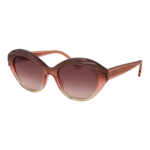 Hally & Son Schmetterling Sonnenbrille HS933S01 5301 in Rosa – 45° Seitenansicht