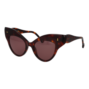 Hally & Son Schmetterling Sonnenbrille HS940S02 5002 in Havanna – 45° Seitenansicht