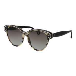 Hally & Son Schmetterling Sonnenbrille HS901V03S 5303S in Creme – 45° Seitenansicht