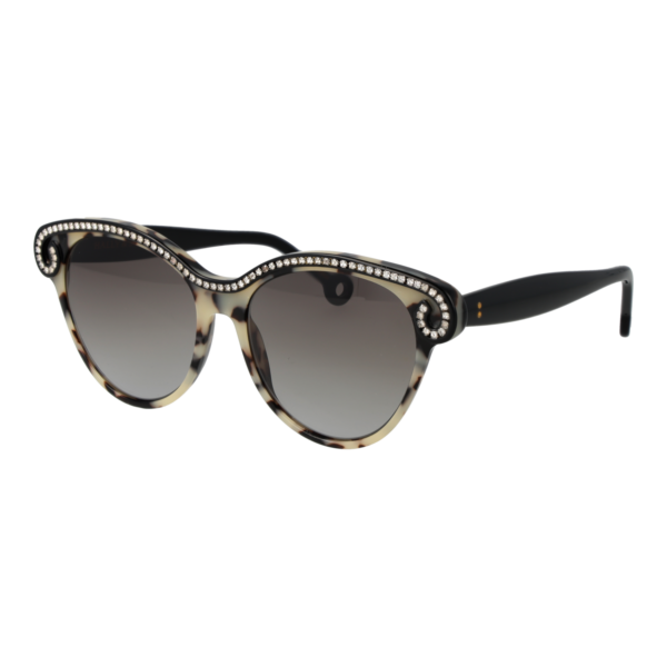 Hally & Son Schmetterling Sonnenbrille HS901V03S 5303S in Creme – 45° Seitenansicht