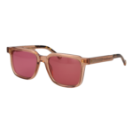 Hally & Son Quadrat Sonnenbrille HS956S01 5401 in Beige – 45° Seitenansicht