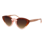Hally & Son Katzenaugen Sonnenbrille HS865V02S 4802S in Rosa – 45° Seitenansicht