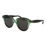 Hally & Son Panto Sonnenbrille HS932V04S 5004S in Grün – 45° Seitenansicht