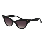 Hally & Son Schmetterling Sonnenbrille HS931V01S 5401S in Schwarz – 45° Seitenansicht