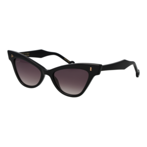 Hally & Son Schmetterling Sonnenbrille HS931V01S 5401S in Schwarz – 45° Seitenansicht