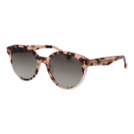 Hally & Son Rund Sonnenbrille HSA03V04S 5204S in Rosa – 45° Seitenansicht