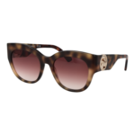 Longchamp Schmetterling Sonnenbrille LO740S 52690 in Havanna – 45° Seitenansicht