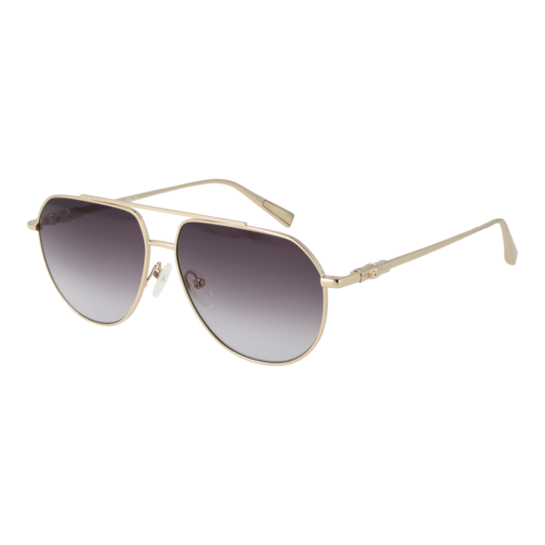 Longchamp Pilotenbrille Sonnenbrille LO174S 57723 in Gold – 45° Seitenansicht