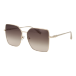 Longchamp Schmetterling Sonnenbrille LO173S 57708 in Gold – 45° Seitenansicht