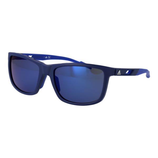 Adidas Sport Sonnenbrille SP0047 6091X – 45° Seitenansicht Adidas Sport Sport Sonnenbrille SP0047 6091X in Blau – 45° Seitenansicht