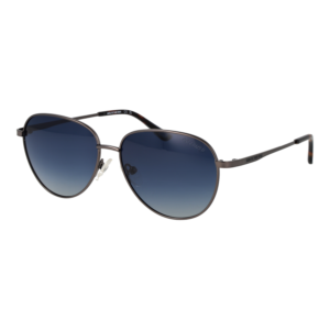 Skechers Panto Sonnenbrille SE6182 5208D in Gunmetal – 45° Seitenansicht