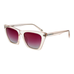 Skechers Katzenaugen Sonnenbrille SE6177 5345M in Koralle – 45° Seitenansicht