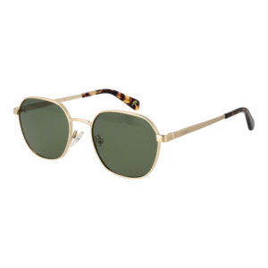 Guess Trapez Sonnenbrille GU5215 5133N in Gold – 45° Seitenansicht