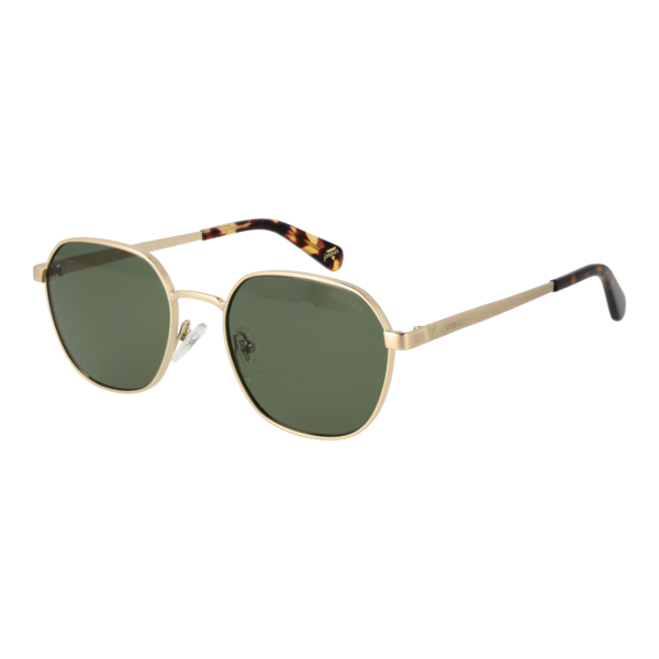 Guess Trapez Sonnenbrille GU5215 5133N in Gold – 45° Seitenansicht
