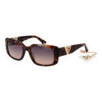 Guess Rechteck Sonnenbrille GU7891 5352B in Braun – 45° Seitenansicht