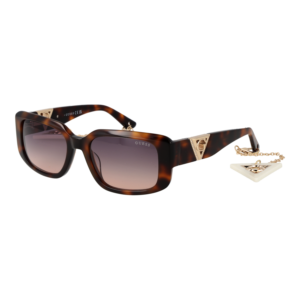 Guess Rechteck Sonnenbrille GU7891 5352B in Braun – 45° Seitenansicht