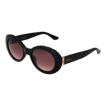 Guess Oval Sonnenbrille GU7904 5101T in Schwarz – 45° Seitenansicht