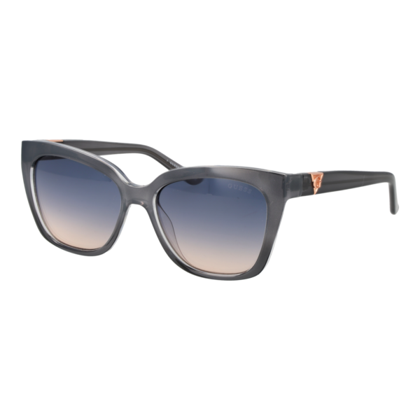 Guess Katzenaugen Sonnenbrille GU7878 5320W in Grau – 45° Seitenansicht