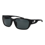 Adidas Sport Rechteck Sonnenbrille SP0092 5802D in Schwarz – 45° Seitenansicht