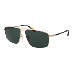 BMW Rechteck Sonnenbrille BW0055-H 6232N in Gold – 45° Seitenansicht