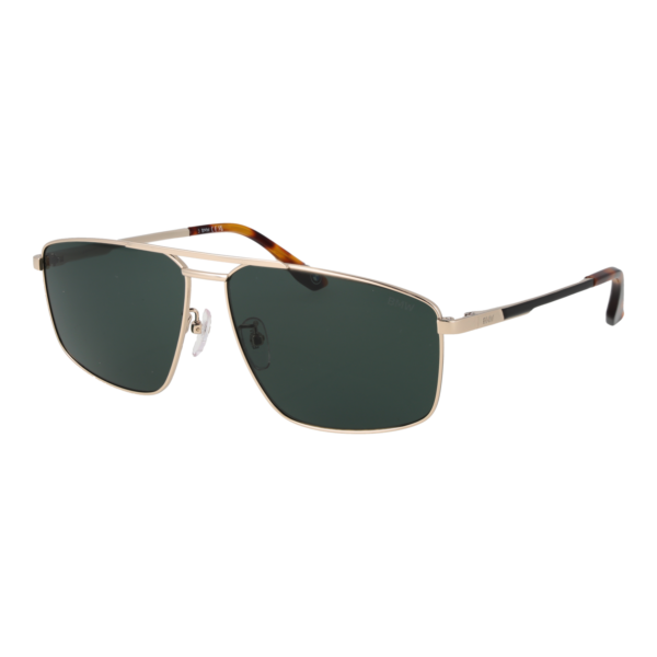 BMW Rechteck Sonnenbrille BW0055-H 6232N in Gold – 45° Seitenansicht
