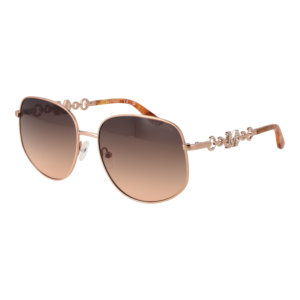 Marciano by Guess Schmetterling Sonnenbrille GM00003 5928F in Rosé Gold – 45° Seitenansicht