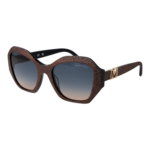 Marciano by Guess Geometric Sonnenbrille GM00007 5405W in Schwarz – 45° Seitenansicht
