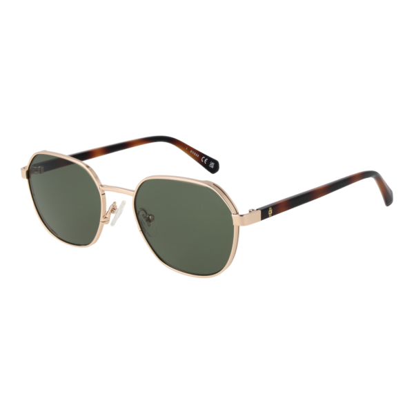 Guess Sonnenbrille GU00116 5132N – 45° Seitenansicht Guess Geometric Sonnenbrille GU00116 5132N in Gold – 45° Seitenansicht