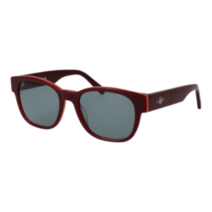 Gant Quadrat Sonnenbrille GA00009 5368N in Burgunder – 45° Seitenansicht