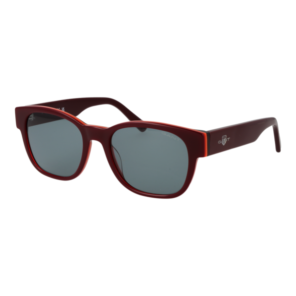 Gant Quadrat Sonnenbrille GA00009 5368N in Burgunder – 45° Seitenansicht