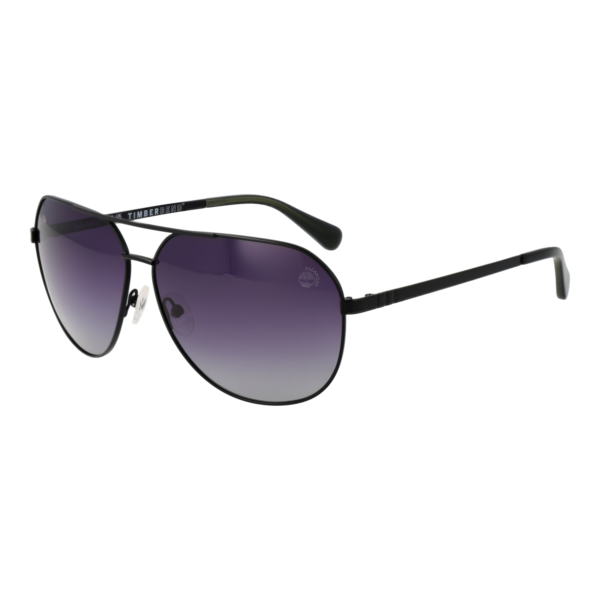 Timberland Sonnenbrille TB00029 6502D – 45° Seitenansicht Timberland Pilotenbrille Sonnenbrille TB00029 6502D in Schwarz – 45° Seitenansicht