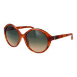 Guess Rund Sonnenbrille GU00155 5753P in Braun – 45° Seitenansicht