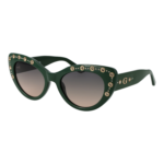 Guess Katzenaugen Sonnenbrille GU00163 5496B in Grün – 45° Seitenansicht