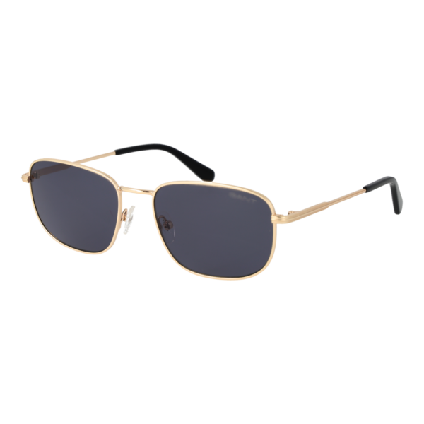 Gant Rechteck Sonnenbrille GA00018 5632A in Gold – 45° Seitenansicht