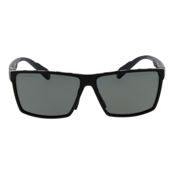 Adidas Sport Sonnenbrille SP0034 6002A – Frontansicht mit Kunststoff Rahmen und Grau Gläsern